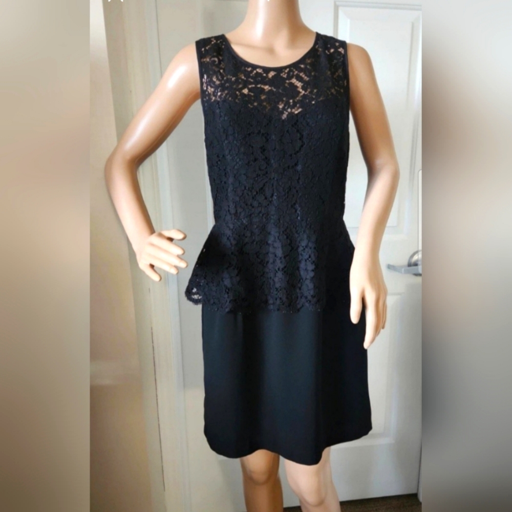 Forever 21 Contemporary Black Cocktail Dress Medium